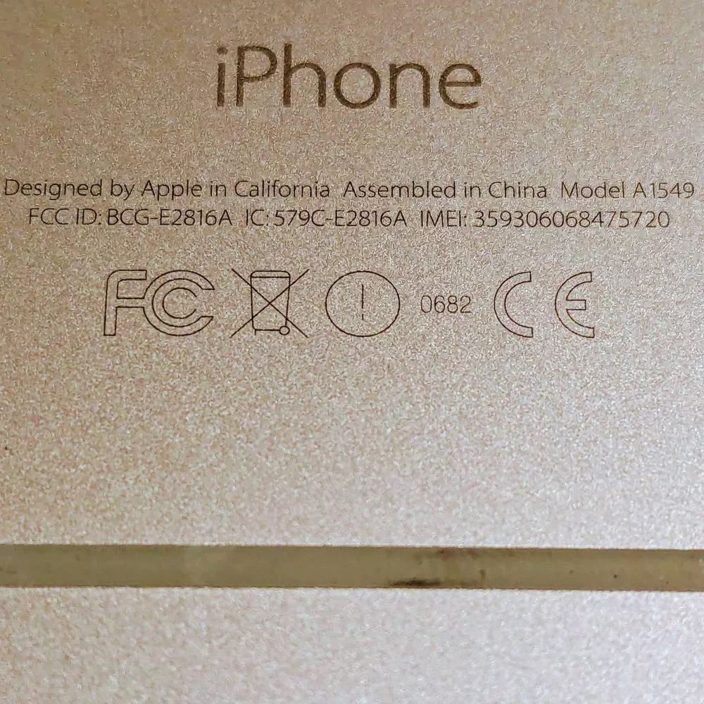 iPhone 6 (A1549) - 16 GB #28 (For parts)***